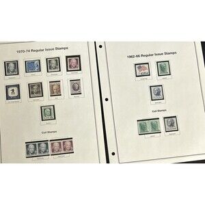 1970-74 Regular Issue 1962-66 Plus Coil Bundle Lot US Scott Stamps Stamp